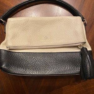 Cream and black tassel Kate spade purse